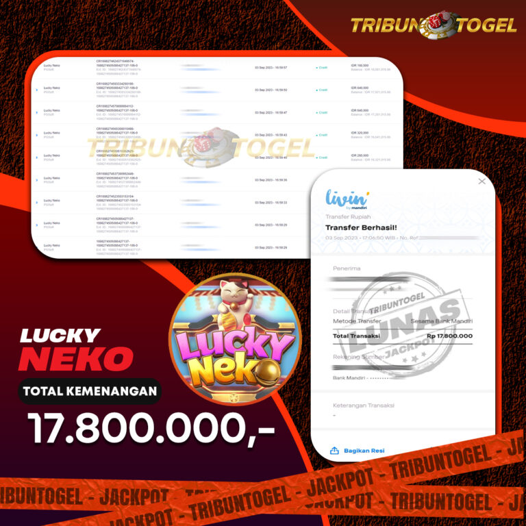 BUKTI PEMBAYARAN SLOT TRIBUNTOGEL