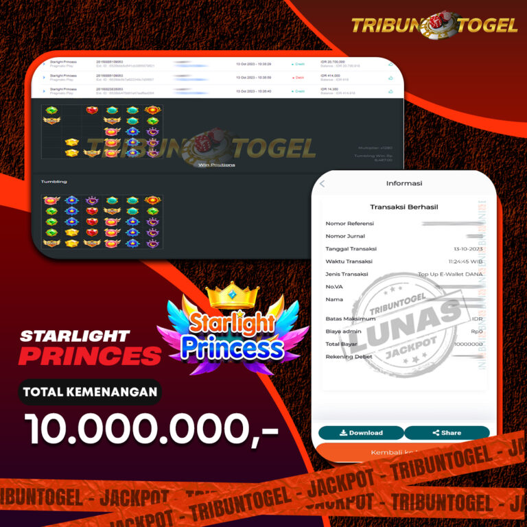 BUKTI PEMBAYARAN SLOT TRIBUNTOGEL