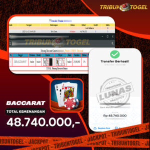 BUKTI PEMBAYARAN BACCARAT TRIBUNTOGEL