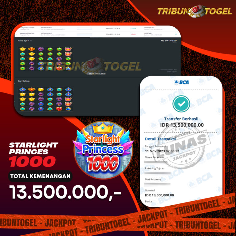 BUKTI PEMBAYARAN SLOT TRIBUNTOGEL