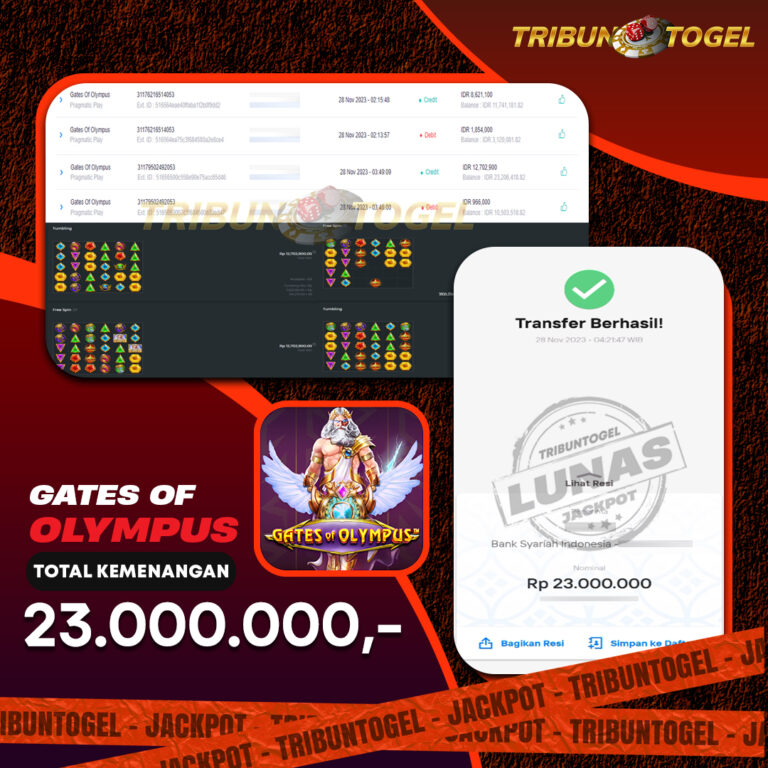 BUKTI PEMBAYARAN SLOT TRIBUNTOGEL