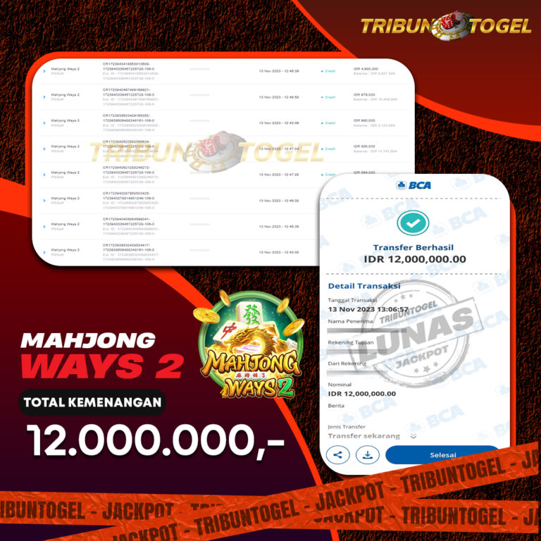 BUKTI PEMBAYARAN SLOT TRIBUNTOGEL