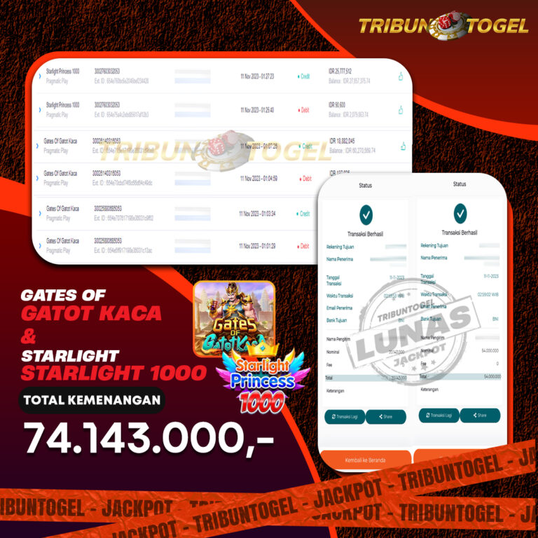 BUKTI PEMBAYARAN SLOT TRIBUNTOGEL