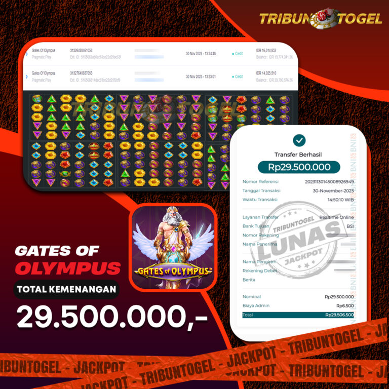 BUKTI PEMBAYARAN SLOT TRIBUNTOGEL