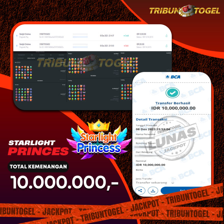BUKTI PEMBAYARAN SLOT TRIBUNTOGEL
