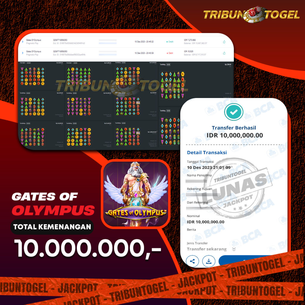 BUKTI PEMBAYARAN SLOT TRIBUNTOGEL