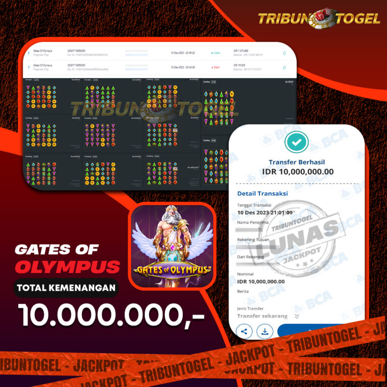 BUKTI PEMBAYARAN SLOT TRIBUNTOGEL