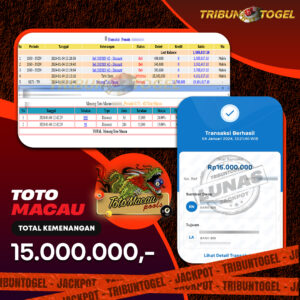 BUKTI PEMBAYARAN TOTOMACAU TRIBUNTOGEL