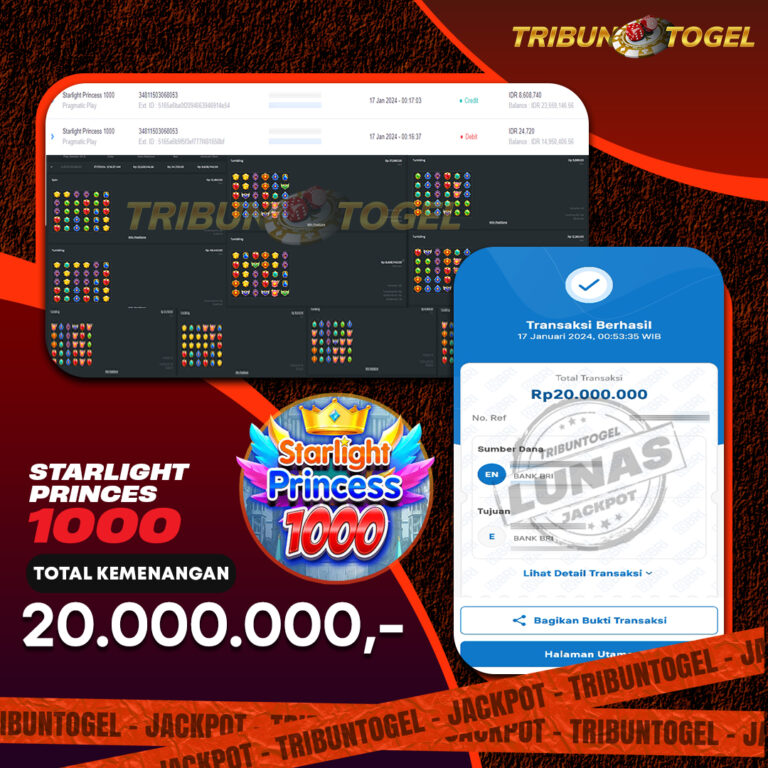 BUKTI PEMBAYARAN SLOT TRIBUNTOGEL
