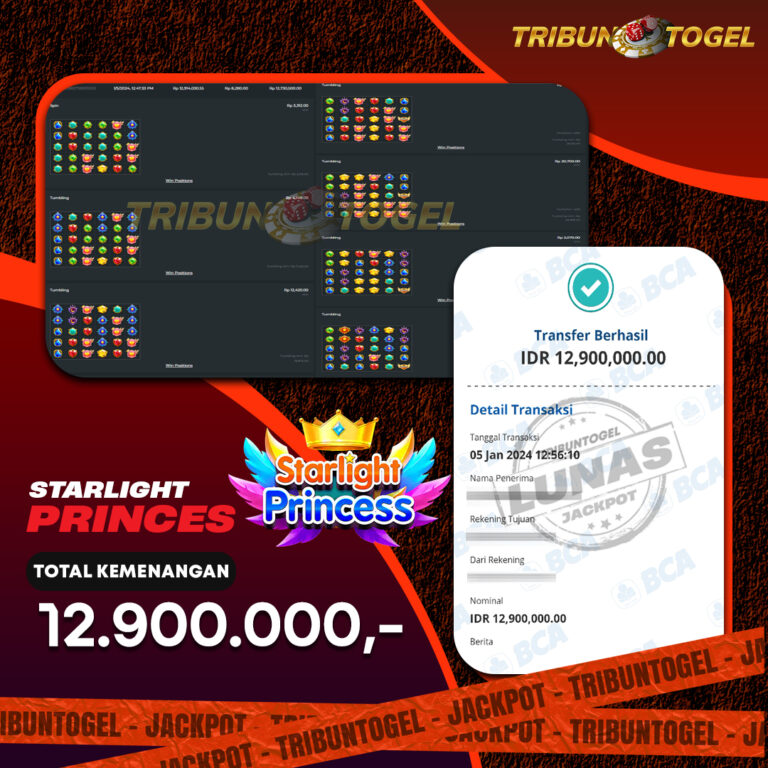 BUKTI PEMBAYARAN SLOT TRIBUNTOGEL