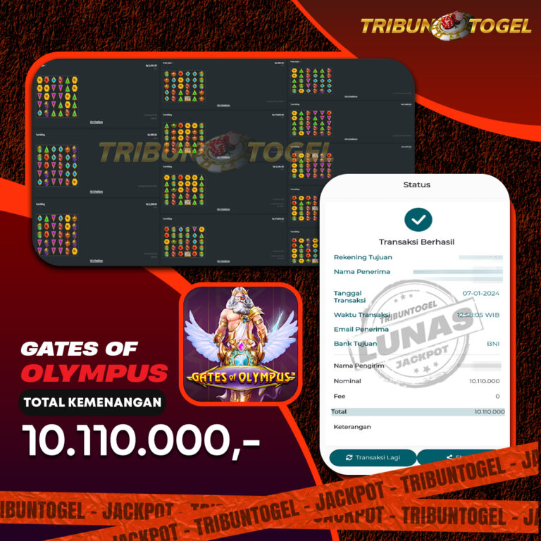 BUKTI PEMBAYARAN SLOT TRIBUNTOGEL