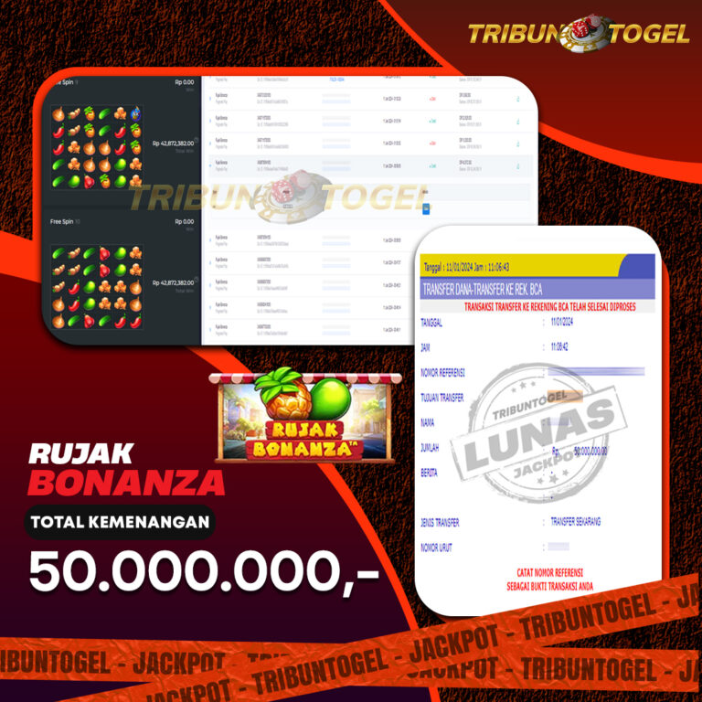 BUKTI PEMBAYARAN SLOT TRIBUNTOGEL