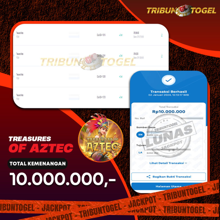 BUKTI PEMBAYARAN SLOT TRIBUNTOGEL