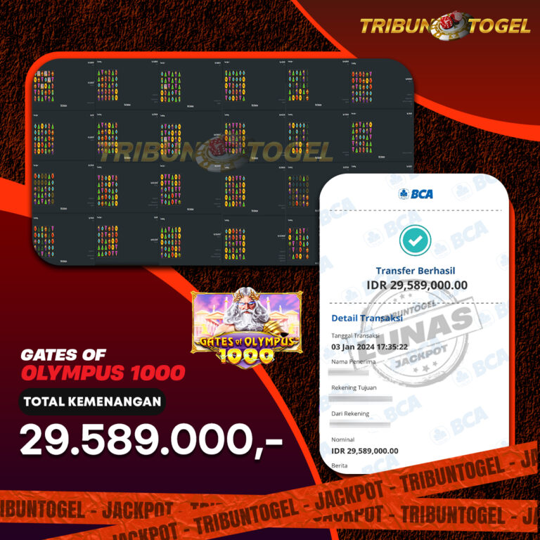 BUKTI PEMBAYARAN SLOT TRIBUNTOGEL