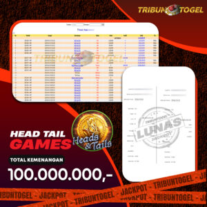 BUKTI PEMBAYARAN HEAD TAIL TRIBUNTOGEL
