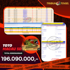 BUKTI PEMBAYARAN TOTOMACAU5D TRIBUNTOGEL
