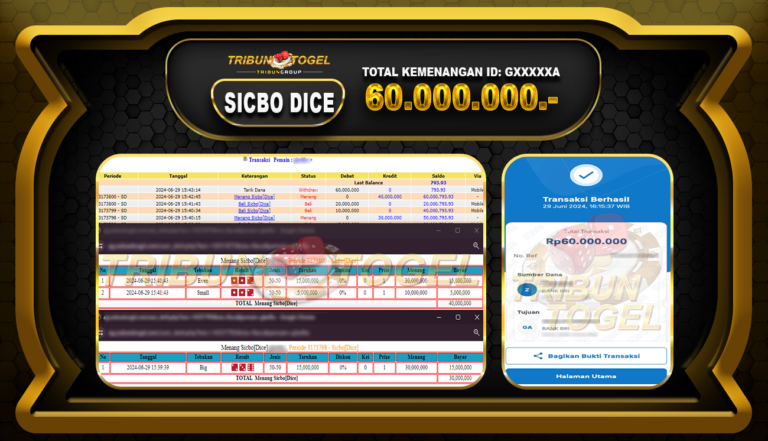 SICBO DICE 60JT