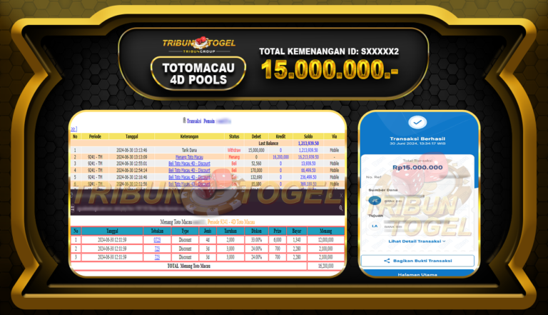TOTO MACAU 15JT
