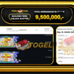 Glossy Gold Casino Winning Receipt Interface